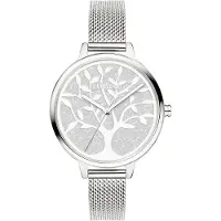 s.Oliver Analoog horloge zilver / wit