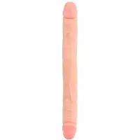 Chisa Novelties Dubbele dildo Ladybro 03 - beige