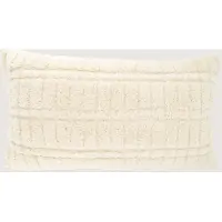 Zusss Kussen Patroon 60X40cm 100% Katoen Off White