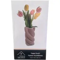 Villa Volance Swirl Vaas – Moderne Design Vaas – 22 cm – Glas – Decoratief Interieur