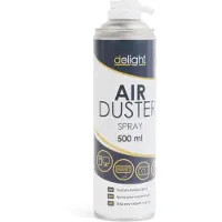 Delight Perslucht Spray – Air Duster – 500 ML – Voor Toetsenbord, Elektronica En Moeilijk Bereikbare Plekken [17231B]