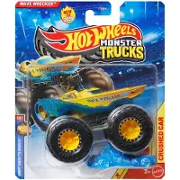 Hot Wheels Monster Jam truck Wave Wrecker - monstertruck 9 cm schaal 1:64
