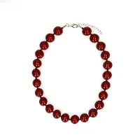 Manfield Bruine kralenketting | Maat adult