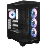 Corsair 3500X - ARGB Zwart 4x120mm Ventilator - Gehard Glas USB 3.2 RM850e 850W 80+ Gold Voeding Mid Tower E-ATX Gaming Behuizing