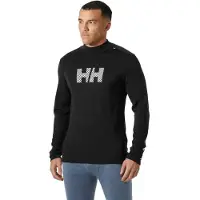 Helly Hansen Lifa Merino Midweight Logo T-shirt Met Lange Mouwen Zwart 2XL Man