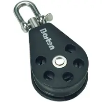 Barton Marine Single Swivel Pulley 385kg 10 Mm Zilver 45 x 107 mm