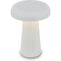Briloner Cloud - Oplaadbare tafellamp - Dimbaar - Touchfunctie - Warmwitte lichtkleur - IP44 spatwaterdicht - Accu en lichtbron verwisselbaar - Ø12 x 17 cm - Lichtgrijs