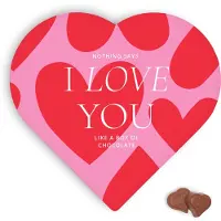 Milka Hart Cadeaubox - "Love you" - 187 gram - Chocolade Pralines - Chocolade cadeau