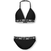 ONLY GIRLS Bikini 'KOGSandy' zwart / wit