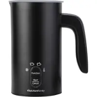 Melchioni 118360031, Draadloze elektrische melkschuimer, Zwart, 300 ml, AC, 500 W, 50 Hz
