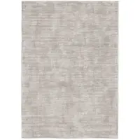 MUST Living vloerkleed La Belle rechthoekig viscose 170x240 cm - Lichtgrijs