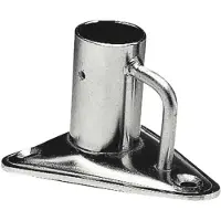 PLASTIMO 85º Inclined Stainchion Socket Zilver 17.8 x 15.9 x 6 cm