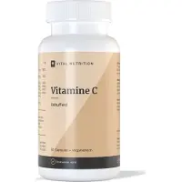 Vital Nutrition Vitamine C Gebufferd - Ontzuurde vorm - 600 mg vitamine C - Met citrus bioflavonoïden - Aangevuld met essentiële mineralen - 60 capsules