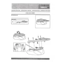 Yamaha Bagagedrager grijs voor scooter 250 X-City 2010 tot 2016 5B2-W0736-00 Nieuw