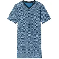 Schiesser Pyjama kort ' Comfort ' blauw
