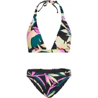 O'Neill Bikini 'Essentials Marga Cruz' cyaan blauw / neonroze / zwart / wit
