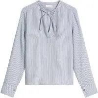 Marc O'Polo Blouse donkerblauw / wit