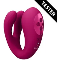 VIVE by Shots - Yoko - Triple Action Vibrator Dual Prongs met Clitorale Pulse Wave - Tester
