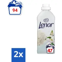 Lenor - Wasverzachter - Citroenbloesem & Zeekristal - 47 Wasbeurten - Voordeelverpakking - 2 stuks