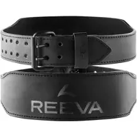 Reeva Leren Fitness Riem Zwart - XS
