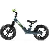 Cariboo Magnesium Pro - Loopfiets - Vanaf 2 jaar - voor Jongens en Meisjes - 12 inch - Groen-Blauw - Anti-lek EVA Banden - Verstelbaar Stuur en Zadel