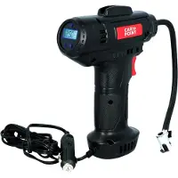 Carpoint Digitale Luchtcompressor - Boormachine model - Digitale display - Instelbare druk - Atomatische afslag - Pompt tot 10 BAR/150 PSI - Led lamp - 12V/54W