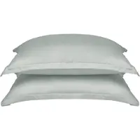 Coco & Cici - TENCEL - Sateen Kussensloop Grijs Groen - 1 kussensloop 60x70