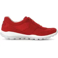 Gabor rollingsoft sensitive 66.966.38 - dames rollende wandelsneaker - Rood - maat 40.5 (EU) 7 (UK)