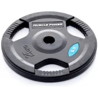 Muscle Power Rubberen Halterschijf - 50 mm - 25 kg