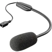 Interphone Cellularline Intercom-microfoon met platte stekker, afneembare microfoon, zwart