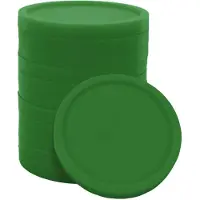 Combicraft Grootverpakking: kleinere blanco munten - groen - Ø23mm - 1000 stuks