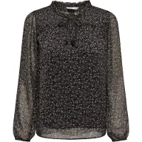 ONLY Blouse Onlditsy L/s Blouse Wvn Noos 15229700 Black/edit Ditsy Dames Maat - S