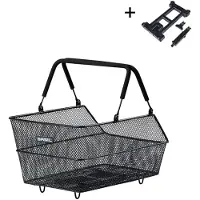 Basil Cento S fietsmand met MIK-bevestiging 7 liter 31 x 21 x 11 cm - zwart