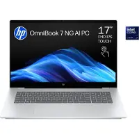 HP OmniBook 7 NGAI 17-dc0772nd - Copilot+ Creator Laptop - 17.3 inch -Intel Core Ultra 7 Processor 258V - 32GB RAM - 1000GB SSD - Windows 11 Home