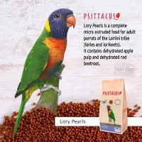 Psittacus - Lori Pearls - pellets - Vogelvoeding - Volledigvoer - lory pellet