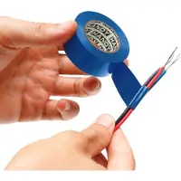 Handy 10× Isolatietape Blauw 20 m × 19 mm – Set Van 10 Rollen – PVC Elektrische Tape Voor Kabelisolatie En Bescherming – Tot >600 V – Voor Installatie En Reparatie [11097BL]