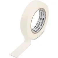 Handy Afplaktape Wit 24 mm × 50 m – Schilderstape Met Watergedragen Lijm – Verwijderbaar Zonder Lijmresten – Voor Schilder- En Afplakwerk [11086A]