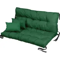 Ferocity - Tuinschommelkussen - Waterafstotend - Zitcomfort - Onderhoudsvriendelijk - Duurzaam - 120 x 80 x 50 x 10 cm - Polyester-Mischung - Groen