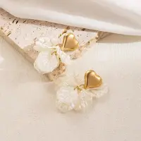 Yehwang Golden Bloom – Oorbellen – Stainless Steel