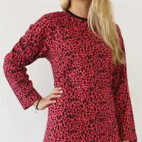 Temptation TPNGD2212B dames bigshirt Koraal Rood. - Maten: XXL