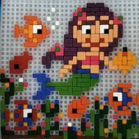 Stick-It Stickit Kleine zeemeermin, ca. 650 steentjes