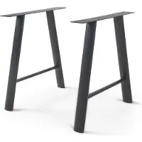 En.casa Tafelonderstel set Hullem A vorm 72x70 cm zwart []