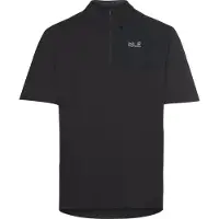 Jack Wolfskin Sucol Half Rits T-shirt Met Korte Mouwen Zwart XL Man