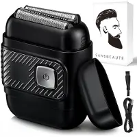 Sansbeauté Foliescheermes Dubbel Mes - Scheerapparaat Mannen - Elektrisch Scheerapparaat - Hoofd Kaal Scheren - Fade