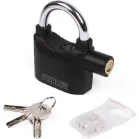 Stahlex Hangslot / Motorfietslot / Fietsslot - Met Alarm 65 mm