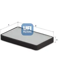 Ufi Cabineluchtfilter 53.665.00