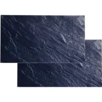 Excellent houseware Inductie Beschermer - Snijplank - Gehard Glas - 52 x 30 cm per stuk - Set van 2 Stuken