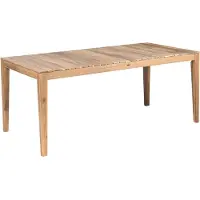Beliani CHIOGGIA - Tuintafel - Lichtbruin - 180 x 90 cm - Acaciahout