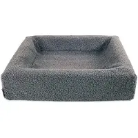 Bia bed premium hoes teddy grijs 85x70x15 cm
