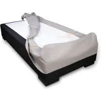 Slaaploods.nl Boxspring Hoes - 200 x 220 cm - Hoogte 20 cm - Zand I22